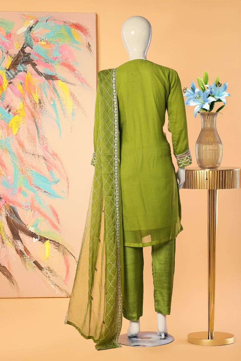 Roselit - 3 Piece Stitched Lawn Suit 15E1004