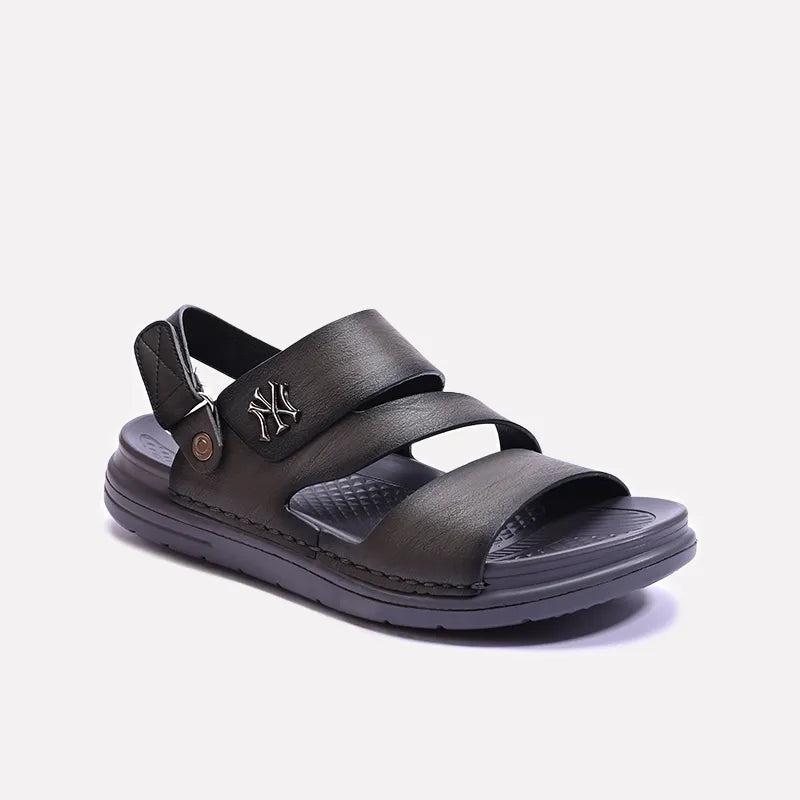 Gray Casual Sandals For Men