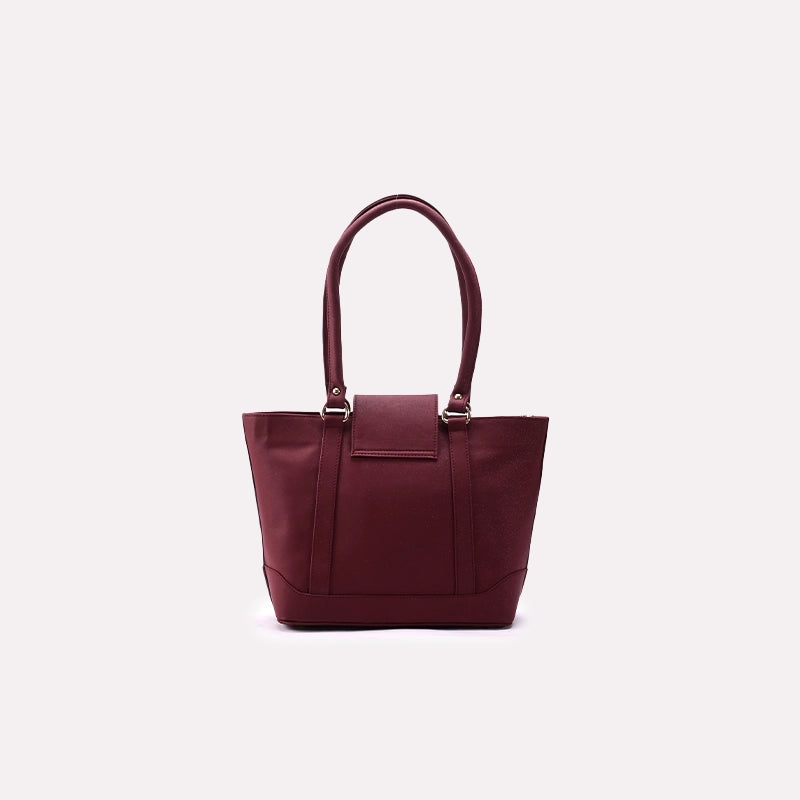Casual Shoulder Bags Maroon 0331467