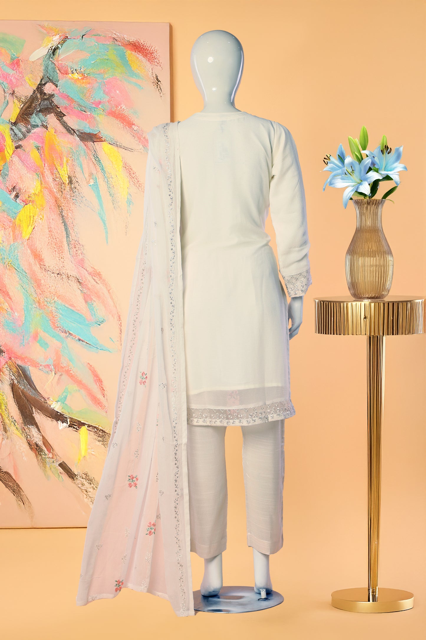 Ivora - 3 Piece Stitched Lawn Suit 15E1003