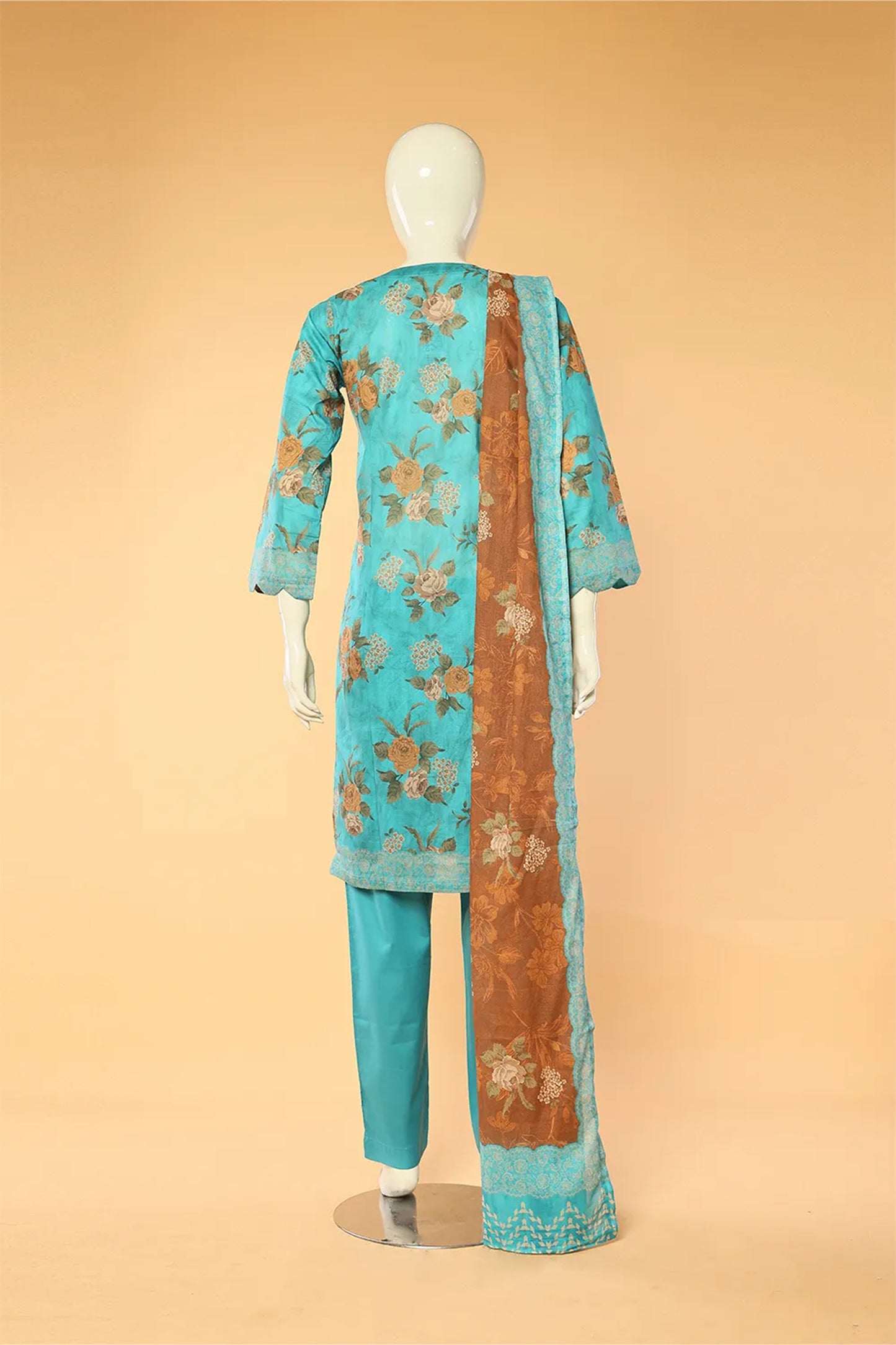 Vespera -3 Piece Stitched Lawn Suit 15D0095