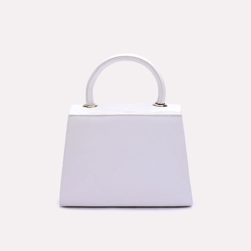 White Casual Hand Bags 0321852