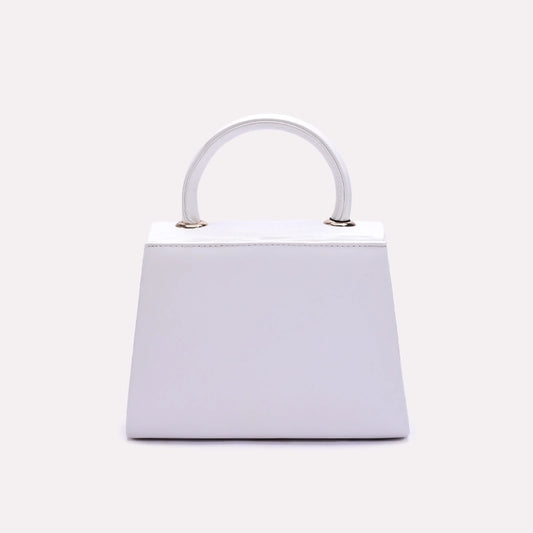 White Casual Hand Bags 0321852