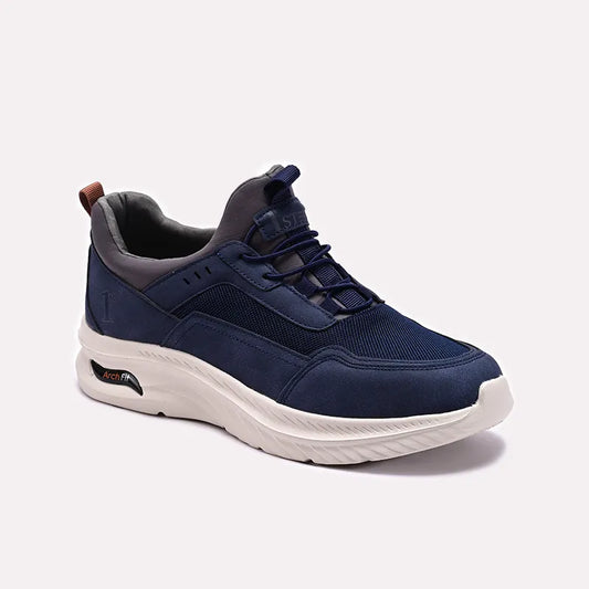 Blue Casual Sneakers Mens 0120604