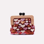 Maroon Ladies Casual Clutch 0315786