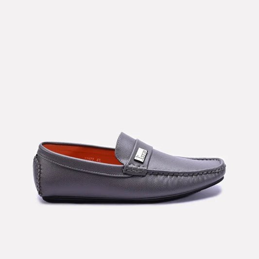 Gray Loafer Shoes 0130971