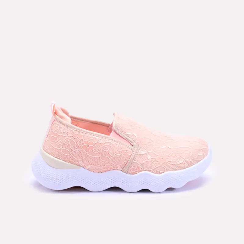 Millicent Peach Slip On Sneakers 0440734