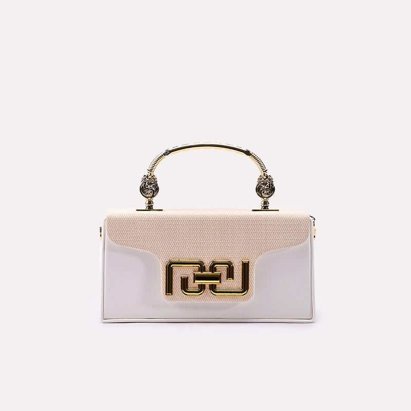 White Casual Hand Bags 0322001