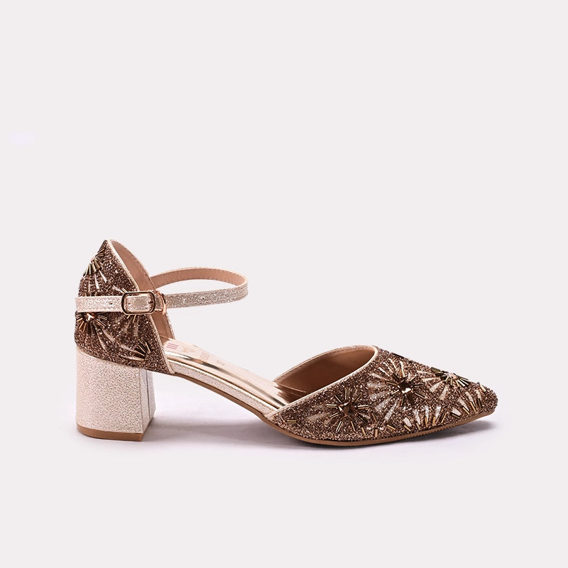 Bridal Court Shoes Golden 0450099