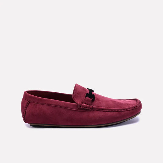 Maroon Loafer Shoes 0130958