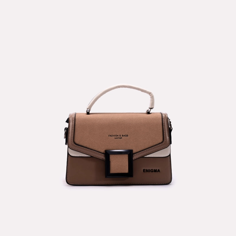 Casual Hand Bags Light Brown 0322049