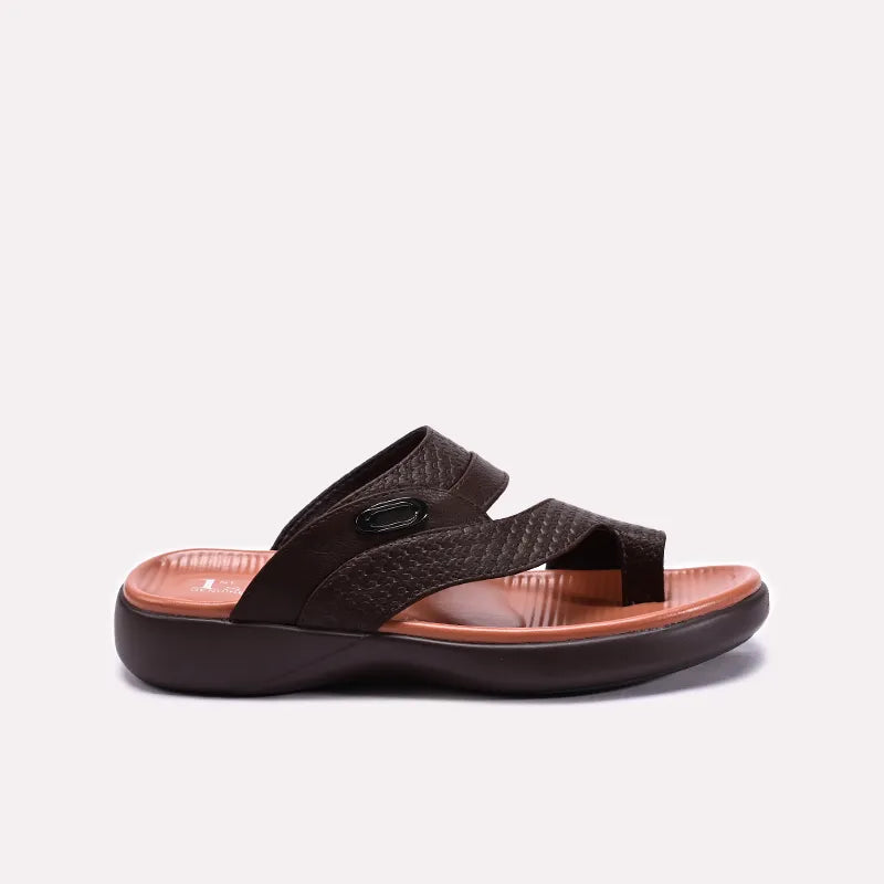 Brown Mens Casual Slippers 0151161
