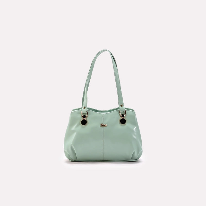 Casual  Shoulder Bags Light Green 0331512