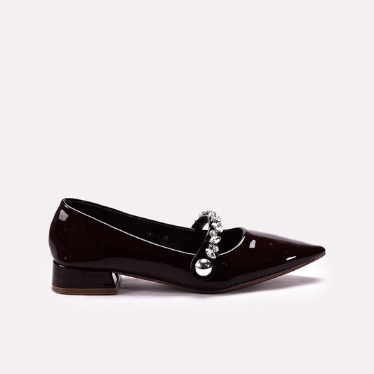 Fancy Court Shoes Brown 0450150