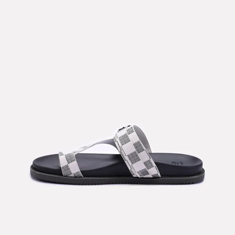 White Mens Casual Slippers 0151123