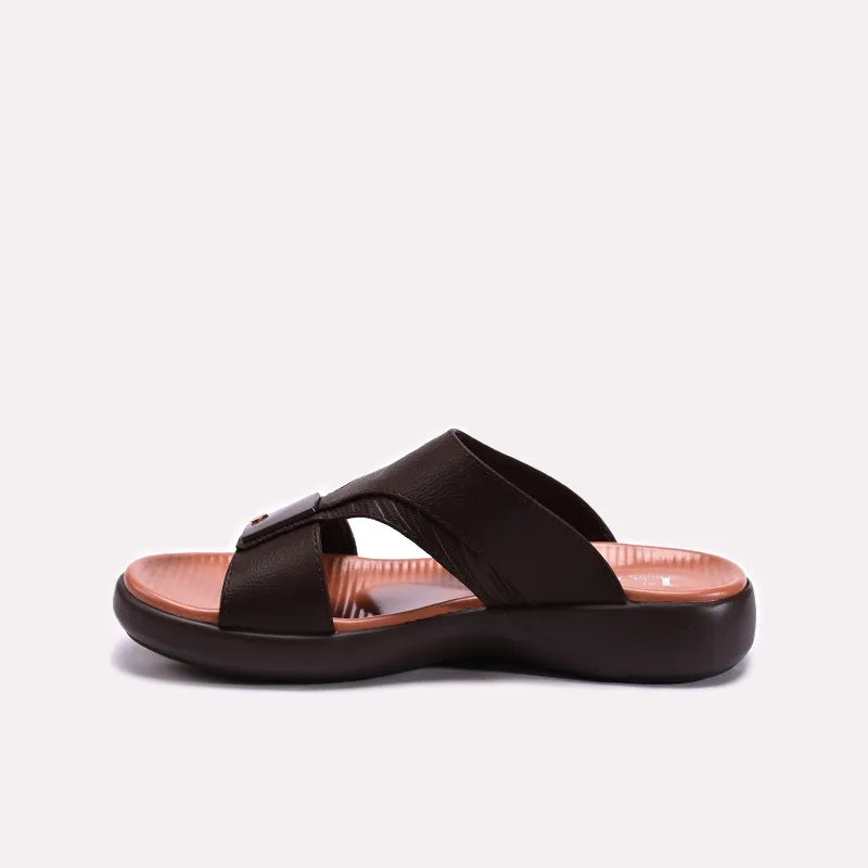 Brown Mens Casual Slippers 0151158