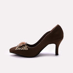 Bridal Court Shoes Brown 0450067
