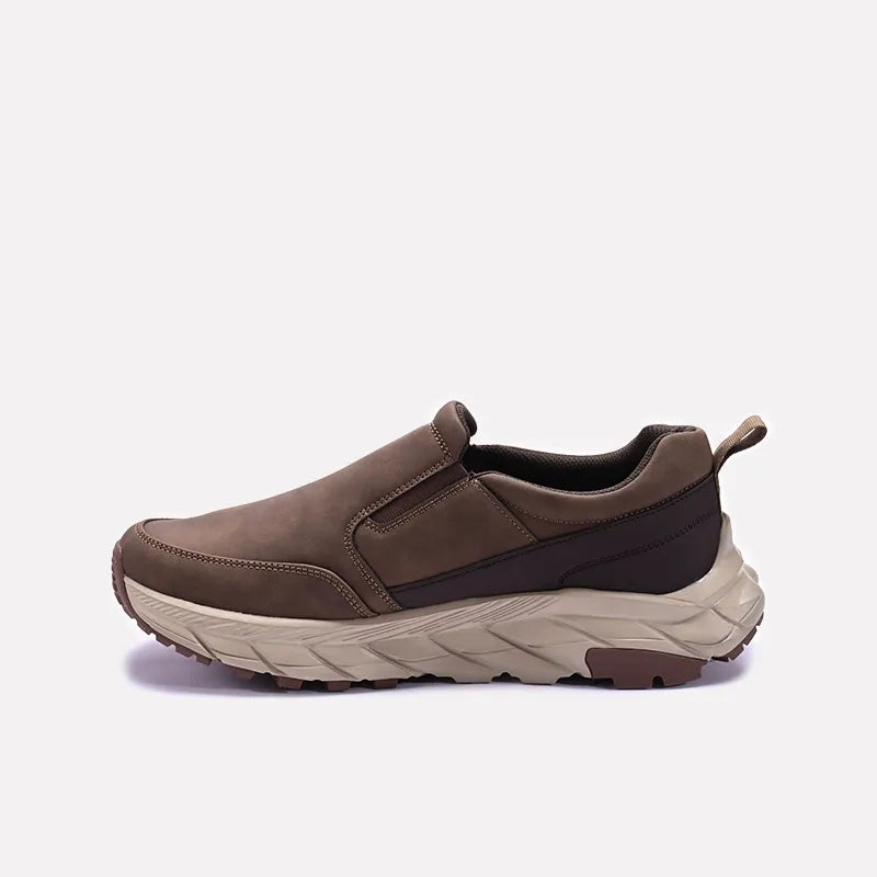 Khaki Slip On Casual Sneakers 0120565