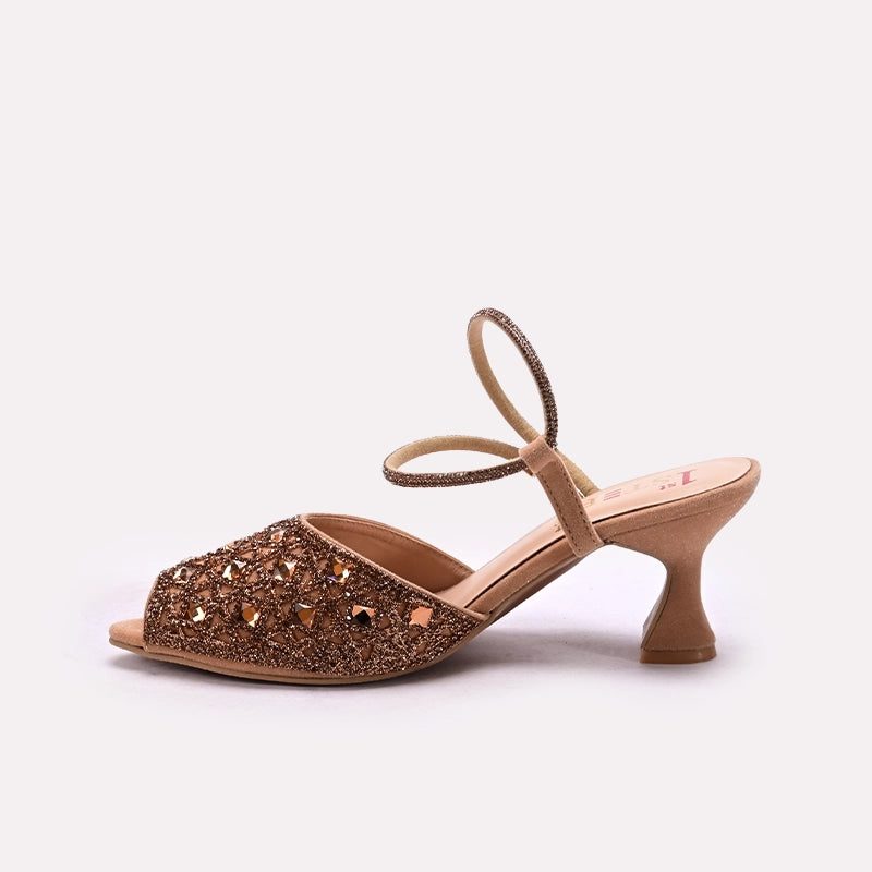 Bridal Court Shoes Fawn 0450094