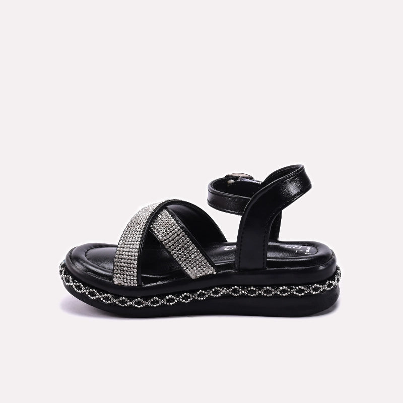 Black Casual Sandal 0720810