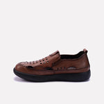 Mens Brown Roman Sandals