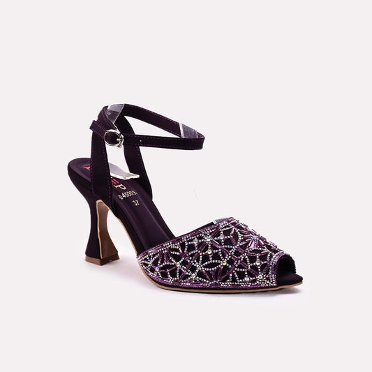 Purple Bridal Peep Toes 0450097