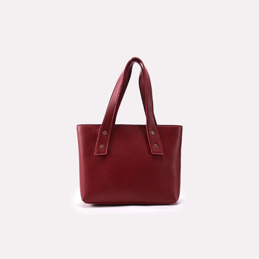 Casual Shoulder Bags Maroon 0331230