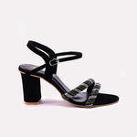 Black Fancy Sandals 0421345
