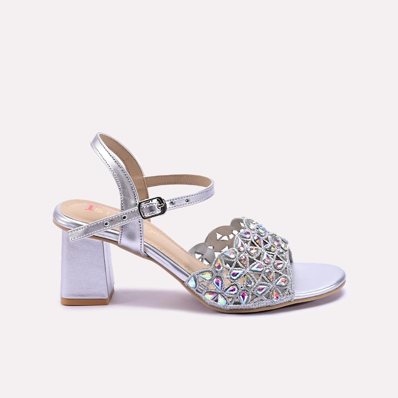 Silver Bridal Sandals 0421300
