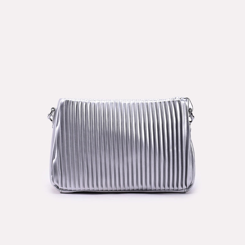 Silver Casual Hand Bags 0322020