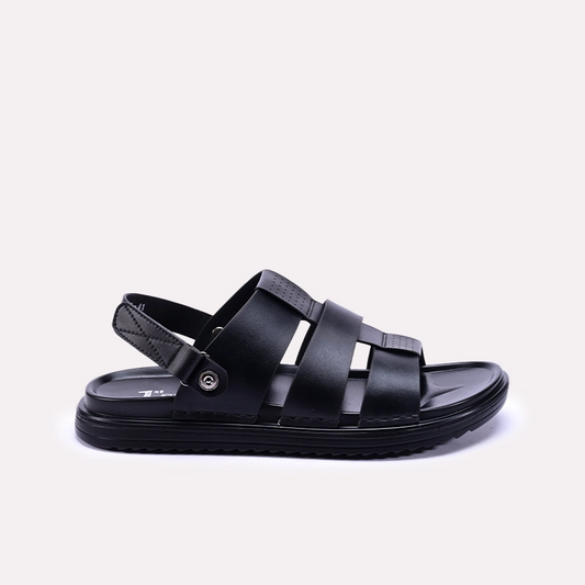 Mens Black Casual Sandals