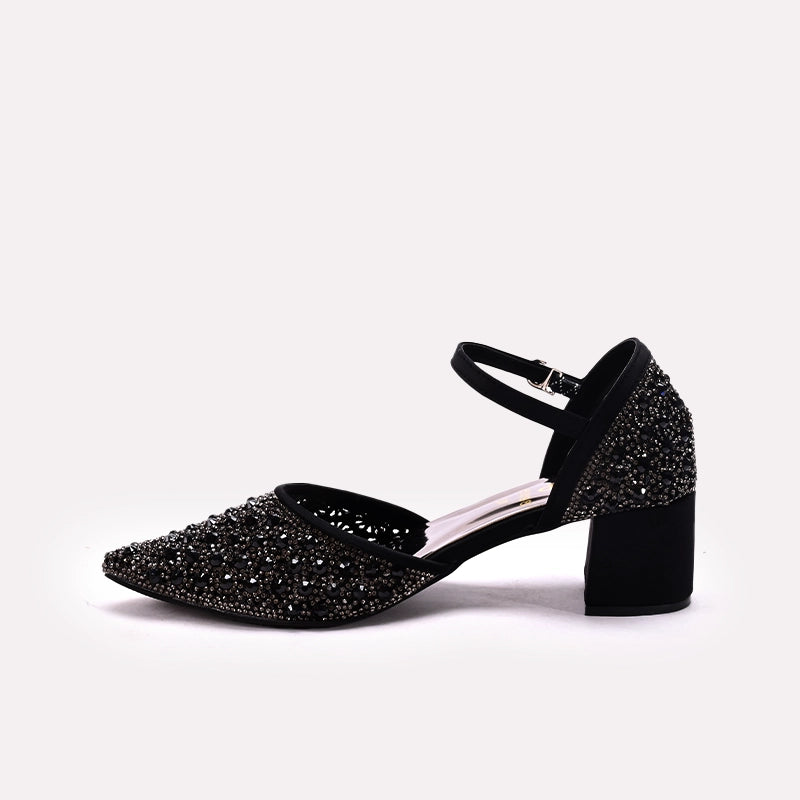 Bridal Court Shoes Black 0450098