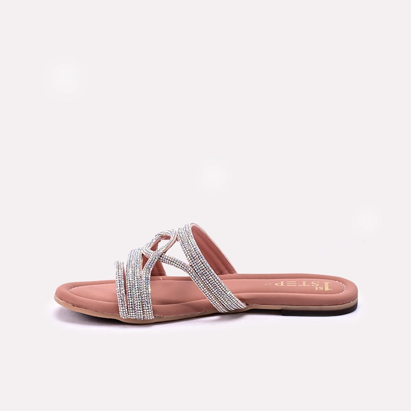 Peach Womens Fancy Flats 0413177