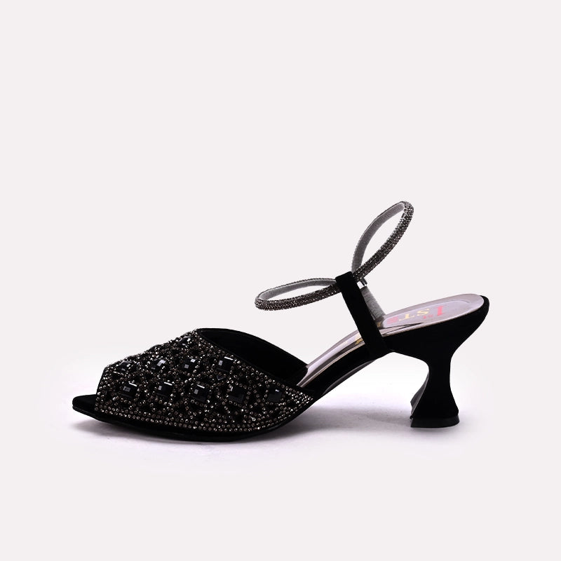 Bridal Court Shoes Black 0450094