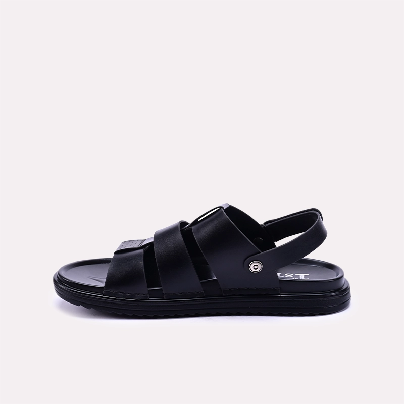 Black Casual Sandals For Men