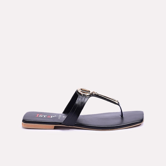 Black Casual Slippers 0412826