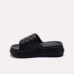 Black Platform Casual Slippers 0412975