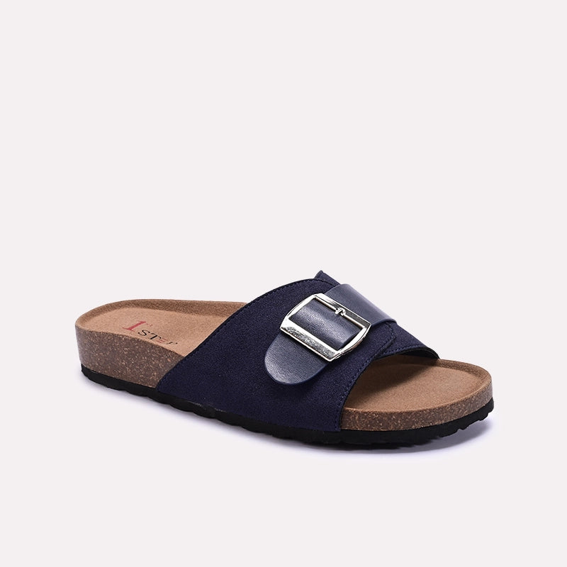 Blue Casual Slippers