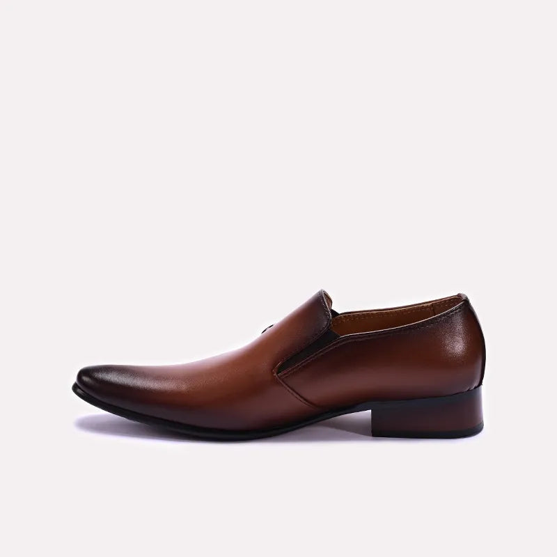 Brown Long Toe Dress Shoes 0111262