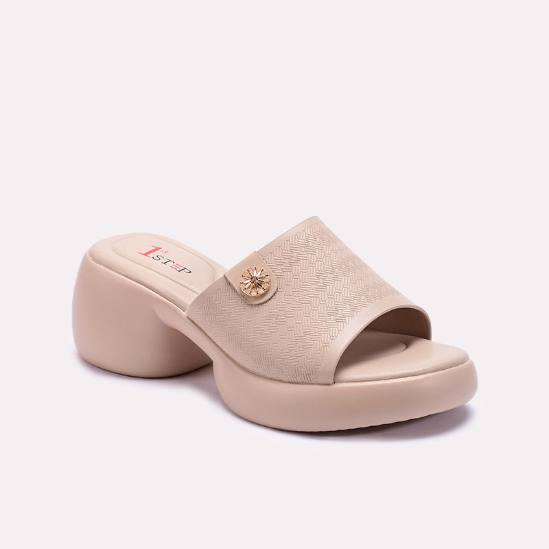 Fawn Chunky Casual Slippers 0413245