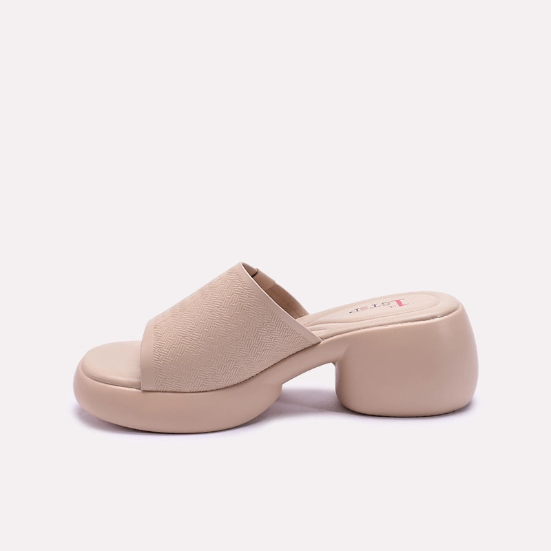Fawn Chunky Casual Slippers 0413245