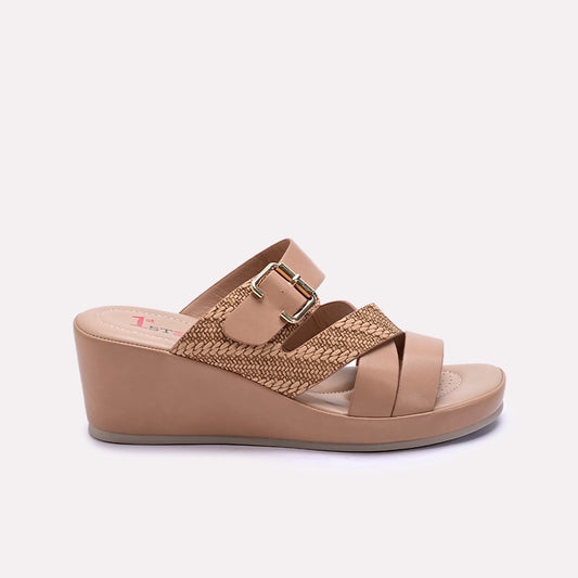 Fawn Wedge Casual Slippers 0413267