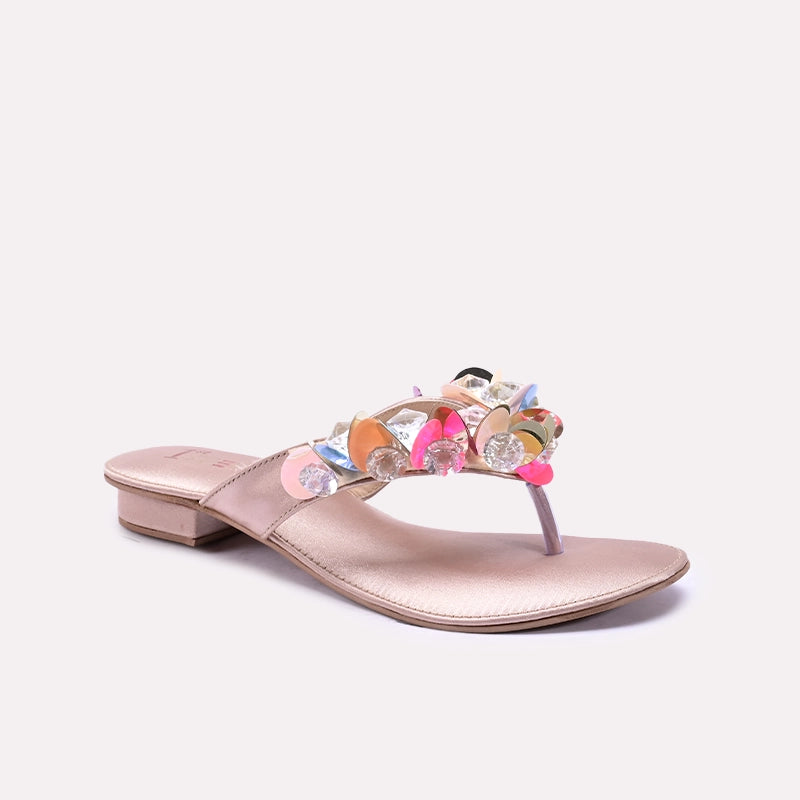 Gold Fancy Slippers 0413248 – 1st Step Shoes Bags - Main Image