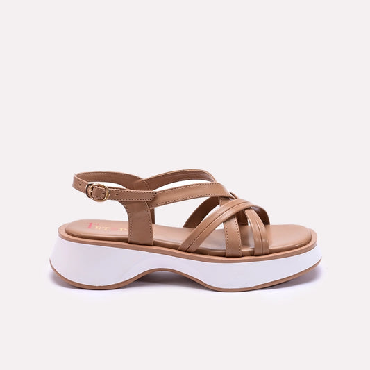 Womens Mustard Chunky Casual Sandals