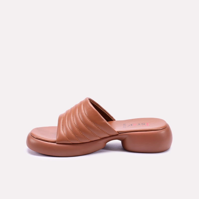 Mustard Chunky Casual Slippers for Women