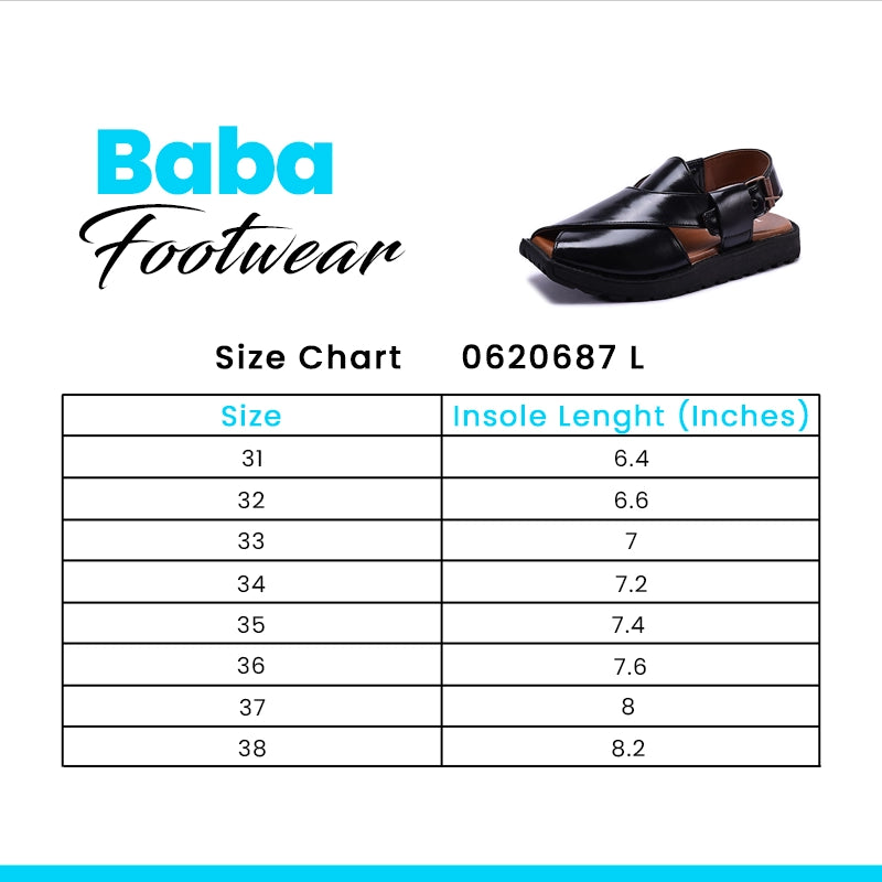 Black Kids Peshawari Chappal 0620687