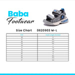 Gray Sports Sandals for Baba 0620903