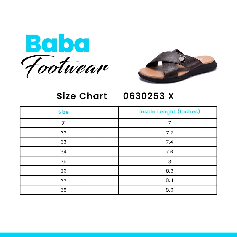 Kids Brown Casual Slippers 0630253