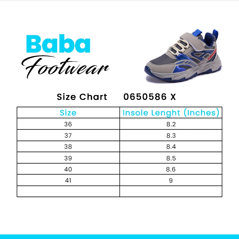 Baba Blue Jogger Shoes 0650586