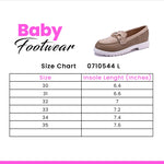 Khaki Fancy Pumps For Girls 0710544